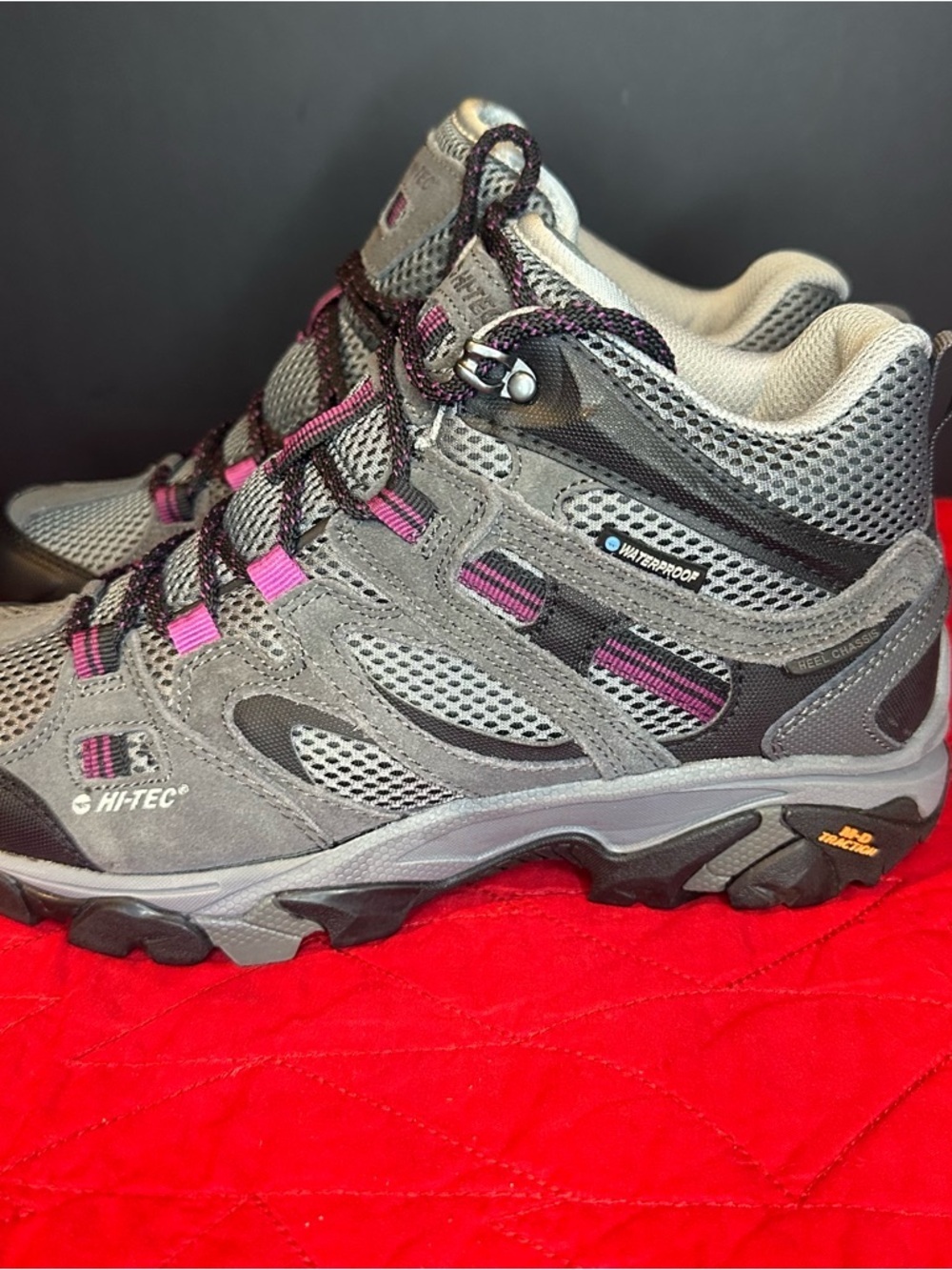 Hi-Tec APEC Lite WP Women's Waterproof Hiking Trail Shoes - Picture 3 of 6